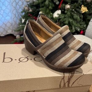 b.o.c. Multicolor Striped Slip-On Shoes